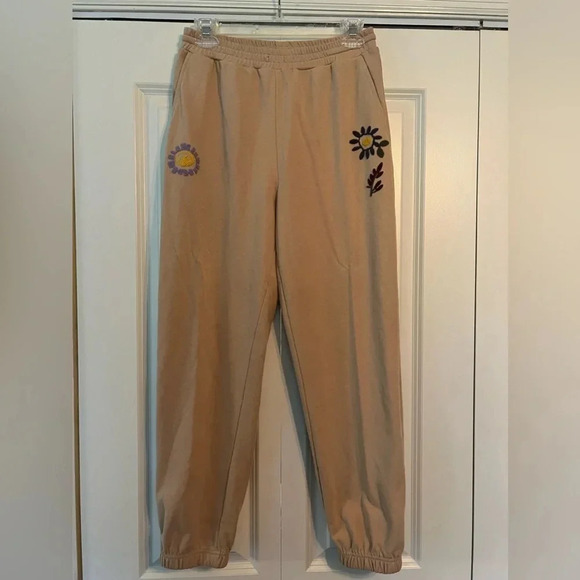 Current Air Anthropologie embroidered sweatpants. Size small. - Picture 2 of 7